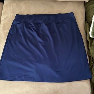 XL Navy Tennis Skort